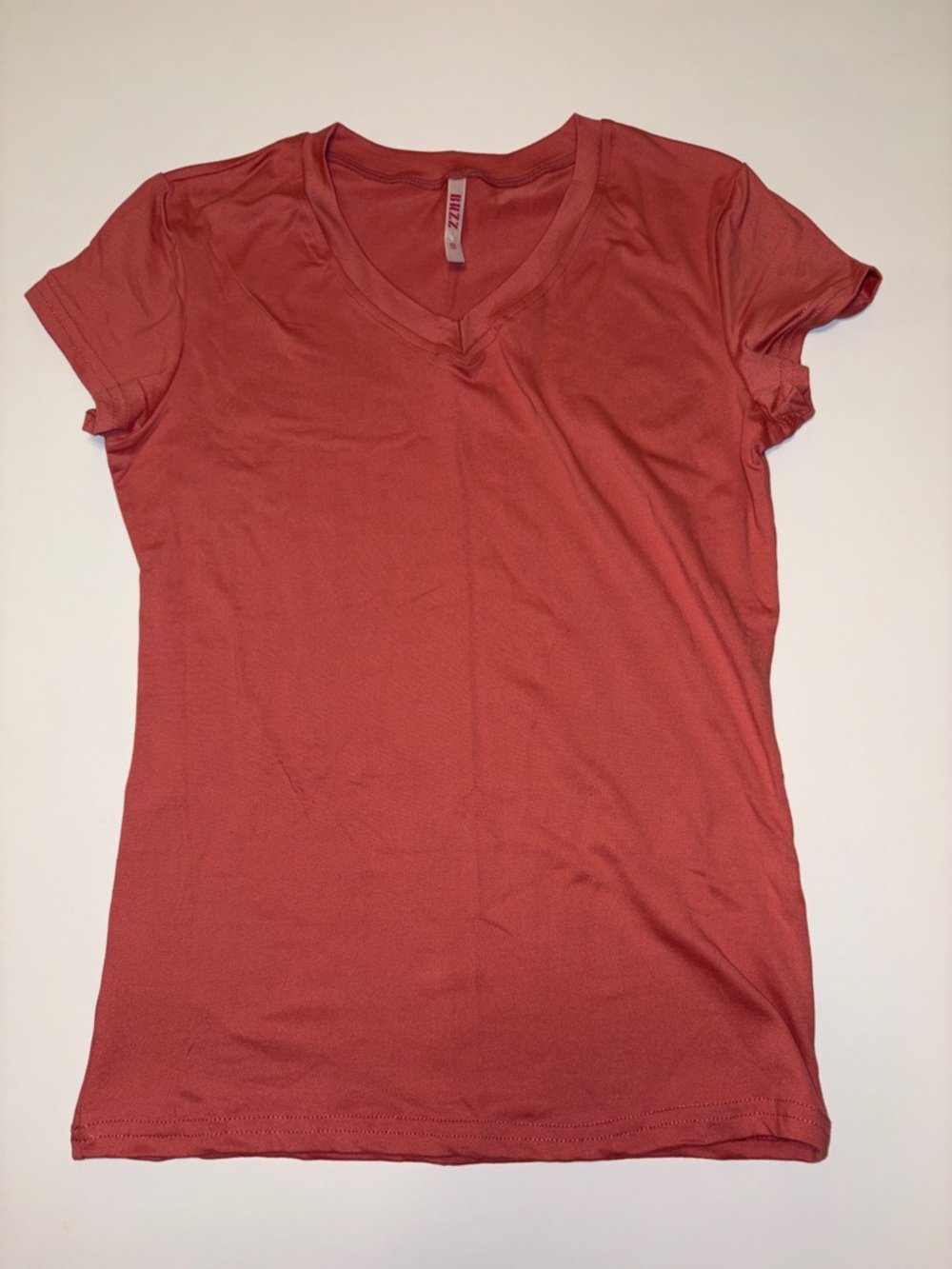 Women's V-Neck Tee - Coral